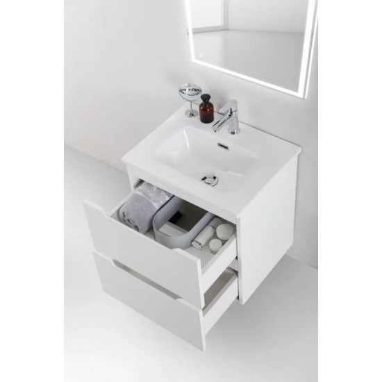 Тумба с раковиной BELBAGNO Etna 39 60 bianco lucido