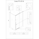 Душевой уголок VECONI Premium Trento PTC-SP-30GR 120x90, стекло прозрачное, профиль графит