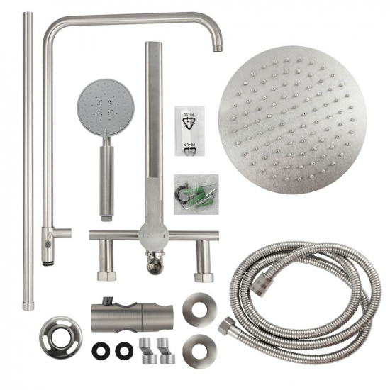 Душевая стойка MAGNUS M9436 нержавеющая сталь