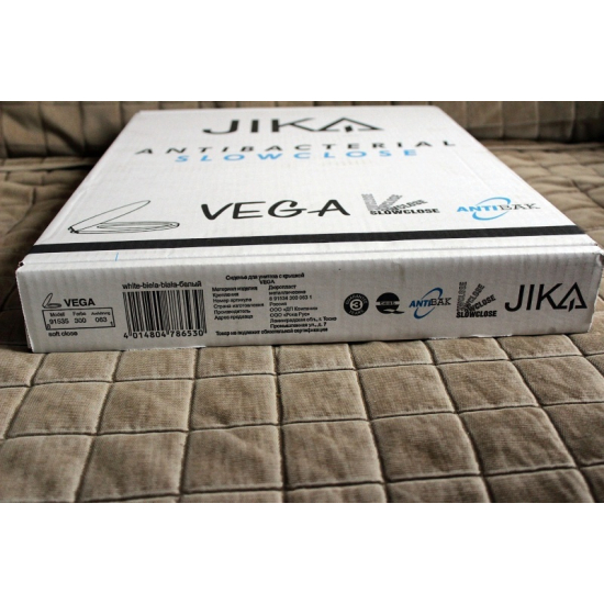 Сиденье для унитаза JIKA Vega 9153.5 с микролифтом, петли хром