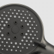 Лейка для душа GFMARK 6077 массажная, графит, 4 режима