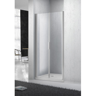 Душевая дверь в нишу BelBagno SELA-B-2-100-C-Cr стекло прозрачное, профиль хром