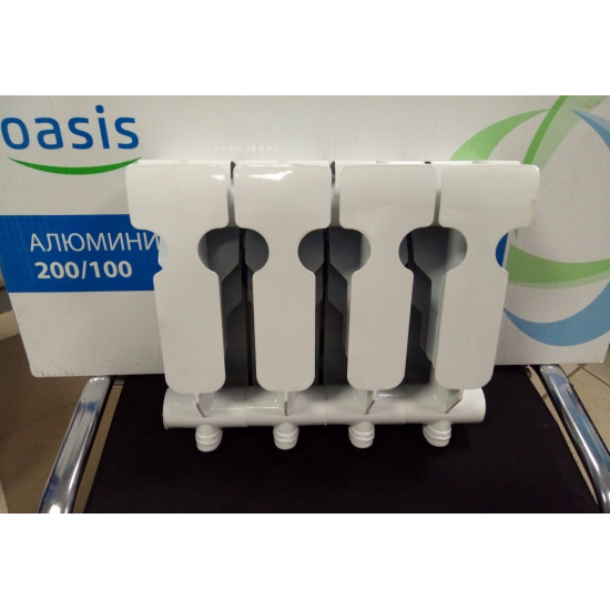 Радиатор алюминиевый OASIS 200/100  4 секции