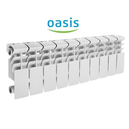 Радиатор алюминиевый OASIS 200/100 10 секций