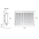 Радиатор панельный Royal Thermo COMPACT тип 22 500/1200 2736 Вт