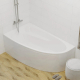 Акриловая ванна 1ACReal Мадрид Щ0000045646 R без опоры 170x95 см, угловая, асимметричная