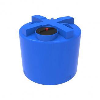 Ёмкость ЭкоПром T2000 объем 2000 литров с дыхательным клапаном синяя