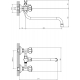 Смеситель для ванны DECOROOM DR50045R хром