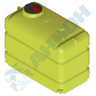 Ёмкость AНИОН МП3000ФК3_2П100 объем 3300 литров с поплавковым клапаном, с сливными патрубками жёлтая