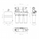 Система обратного осмоса БАРЬЕР Профи Осмо 100 без крана