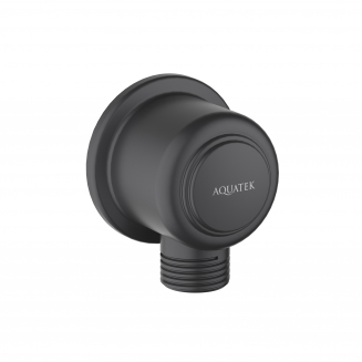Шланговое подключение AQUATEK Классик AQ2461MB матовый чёрный