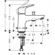 Смеситель на борт ванны HANSGROHE Focus E2 Monotrou 31930000 хром