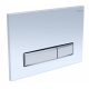 Кнопка для инсталляции AQUATEK KDI-0000022 (009A-1) белый/никель, клавиши прямоугольные