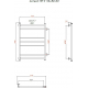 Полотенцесушитель водяной ТРУГОР ЛЦ Аспект ПМ 3 50x80x50