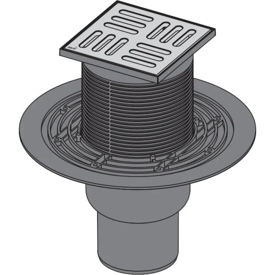 Душевой трап ALCA-PLAST APV201 105x105x50/75