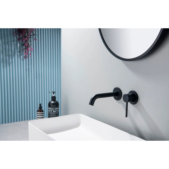 Смеситель для раковины TIMO Saona 2372/03SM С ВНУТРЕННЕЙ ЧАСТЬЮ чёрный