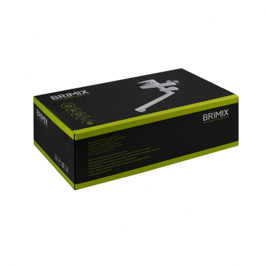 Смеситель для ванны BRIMIX 561 из пластика АБС, чёрный