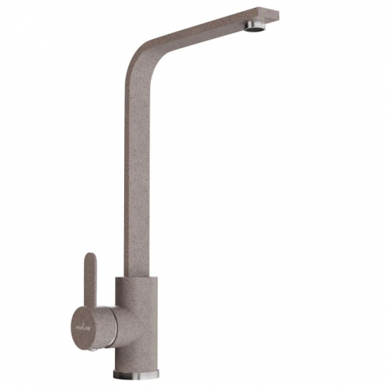 Смеситель для кухни MIXLINE ML-GS14 (302) из нержавеющей стали, песочный