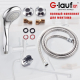 Смеситель для ванны GLAUF NUD6-A045 хром