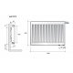 Радиатор панельный Royal Thermo VENTIL COMPACT V тип 11 500/1400 1672 Вт
