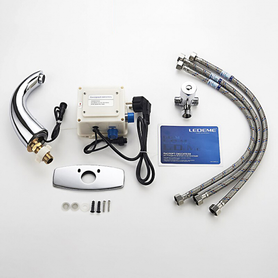 Смеситель для раковины LEDEME L1055-14 сенсорный бесконтактный 