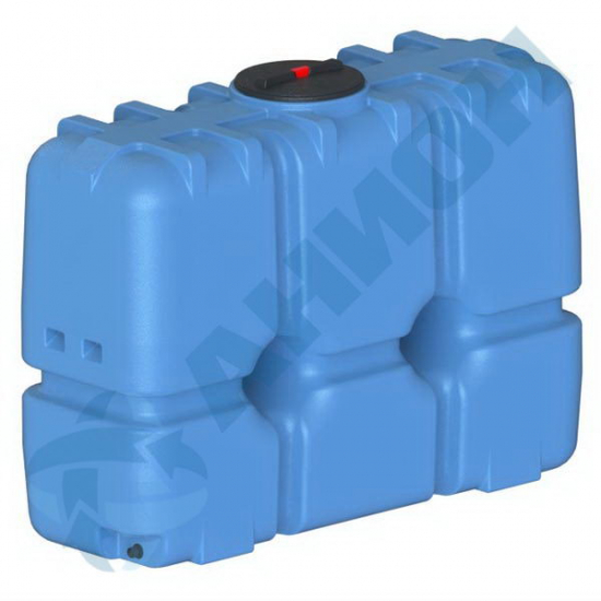 Ёмкость AНИОН Т2000ФК2З объем 2000 литров с дыхательным клапаном и сливом синяя