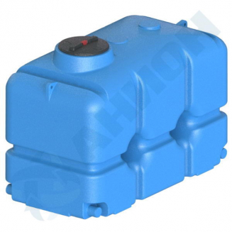 Ёмкость AНИОН МП2500ФК2_П100 объем 2500 литров с дыхательным клапаном со сливными патрубками синяя