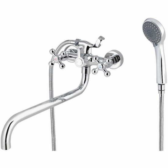 Смеситель для ванны KAISER Carlson Lux 11155 хром