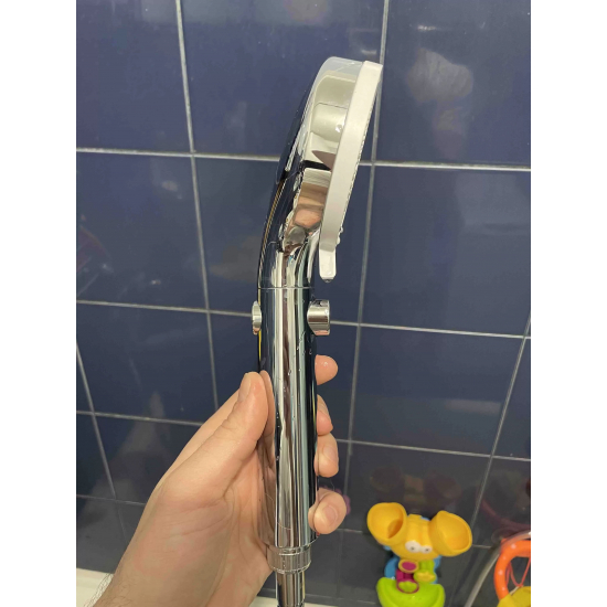 Лейка для душа LEMARK LM0818CW хром, белый 4 режима