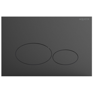 Кнопка для инсталляции AQUATEK KDI-0000075 (GLC-1) оружейная сталь, клавиши овал