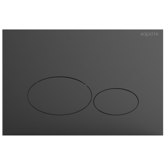 Кнопка для инсталляции AQUATEK KDI-0000075 (GLC-1) оружейная сталь, клавиши овал