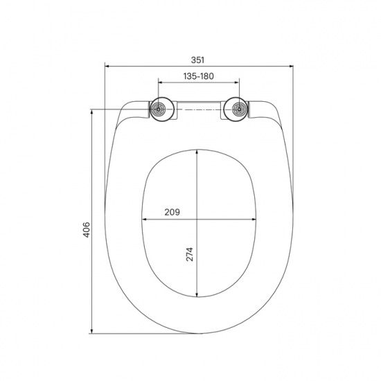 Сиденье для унитаза IDDIS ID 126 Dp Sc с микролифтом, быстросъёмное