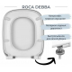 Сиденье для унитаза ROCA Debba ZRU9302826 с микролифтом, быстросъёмное