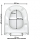 Сиденье для унитаза ROCA Giralda ZRU9000046 без микролифта,  дюропласт