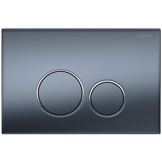 Кнопка для инсталляции AQUATEK PNS-0000014 (005C-1Q) оружейная сталь, пневматическая