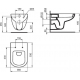 Унитаз подвесной IDEAL STANDARD Tempo T331101 сиденье микролифт T679401