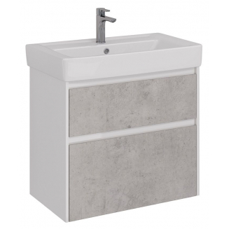 Тумба для комплекта LEMARK Combi 80, 2 ящика, бетон, под раковину Q80