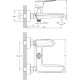 Смеситель для ванны RUSH Devon DE7535-44 хром