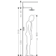 Верхний душ HANSGROHE Raindance Select S 300 2jet 27378400