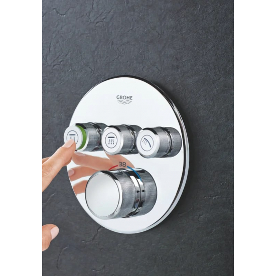 Термостатический смеситель встраиваемый GROHE Grohtherm SmartControl 29121000 для душа