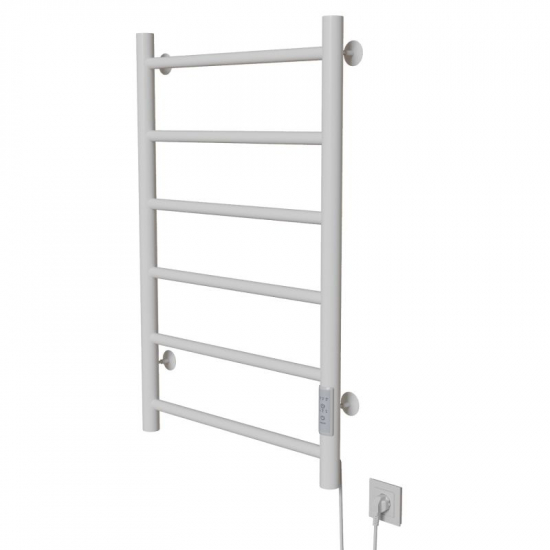 Полотенцесушитель электрический MIXLINE Vega 80x50 289 Вт, белый
