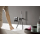 Лейка для душа HANSGROHE Rainfinity 100 26866670 матовый чёрный