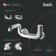 Смеситель для ванны IDDIS Twist TWISBBTi02WA хром