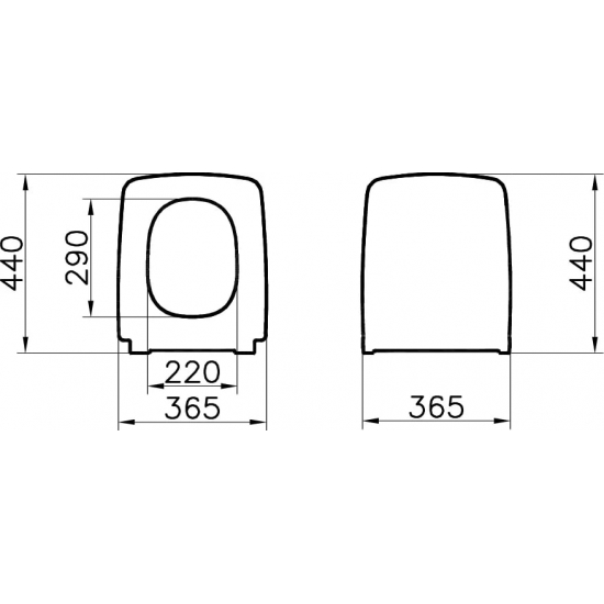 Сиденье для унитаза VITRA Metropole 122-483-009 с микролифтом, матовая чёрное