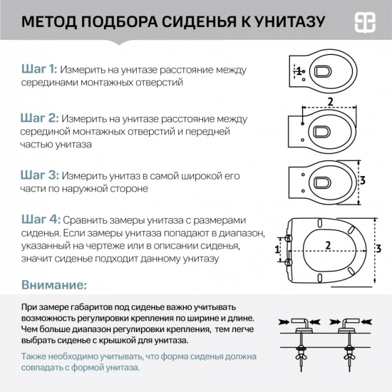 Сиденье для унитаза BERGES Wasserhaus Toma slim SO с микролифтом, быстросъёмное