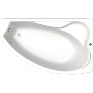 Акриловая ванна BAS Николь R 170x110 см, угловая, с каркасом, асимметричная