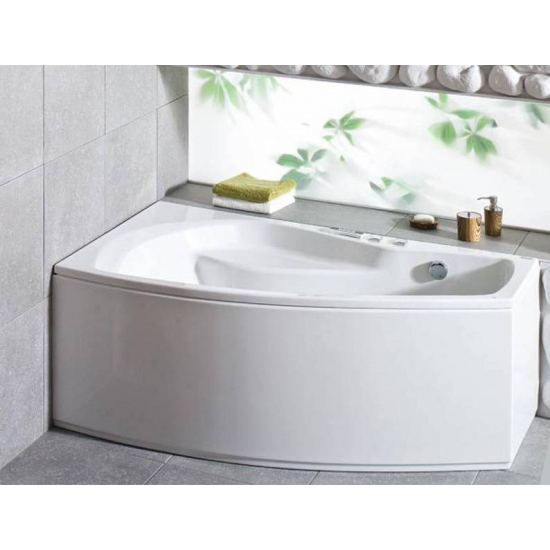 Акриловая ванна SANTEK Майорка L 150х90 см, угловая, с каркасом, асимметричная