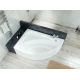 Акриловая ванна SANTEK Гоа L 150x100 см, угловая, с каркасом, асимметричная