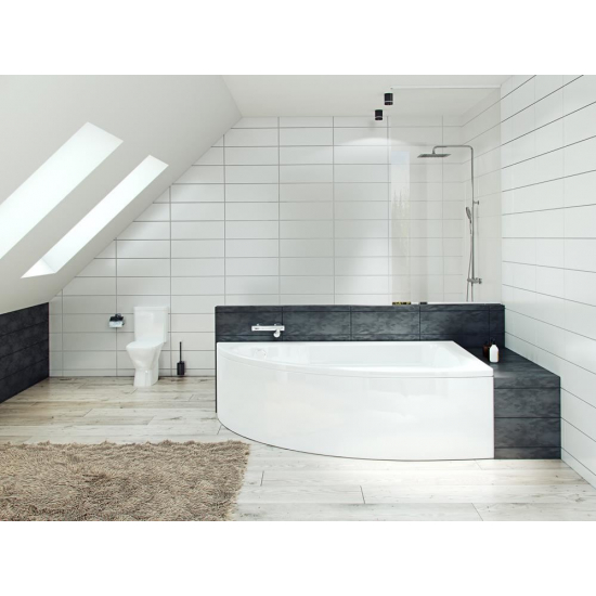 Акриловая ванна SANTEK Гоа R 150x100 см, угловая, с каркасом, асимметричная