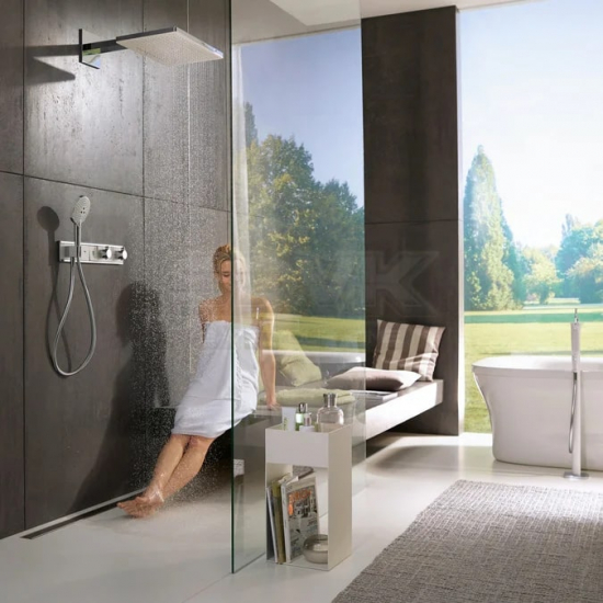 Термостатический смеситель встраиваемый HANSGROHE RainSelect 15356000 для душа, хром